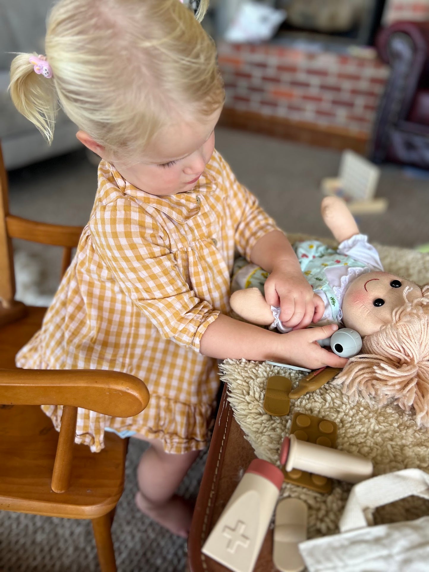 Children's medical play set